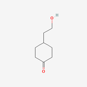 molecular formula C8H14O2 B1611332 4-(2-Hydroxyethyl)cyclohexanone CAS No. 32863-01-7