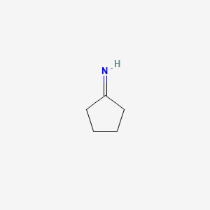 molecular formula C5H9N B1611337 Cyclopentanimine CAS No. 74002-22-5