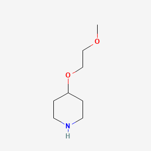 molecular formula C8H17NO2 B1611338 4-(2-Methoxyethoxy)piperidine CAS No. 70978-88-0