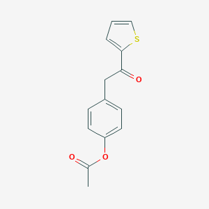 4-Acetoxybenzyl 2-thienyl ketone