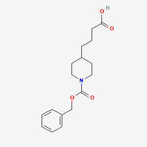 4-(1-((Benzyloxy)carbonyl)piperidin-4-YL)butanoic acid