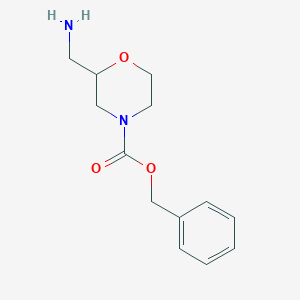 Benzyl 2-(aminomethyl)morpholine-4-carboxylate