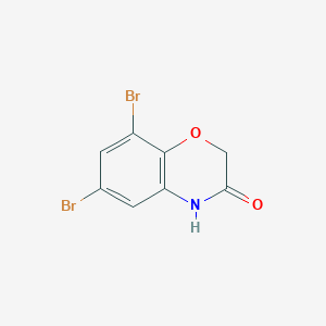 molecular formula C8H5Br2NO2 B1611371 6,8-Dibromo-2H-1,4-benzoxazin-3(4H)-one CAS No. 24036-51-9