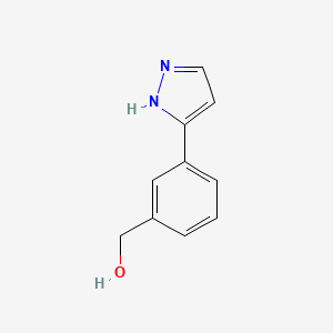 (3-(1H-pyrazol-3-yl)phenyl)methanol