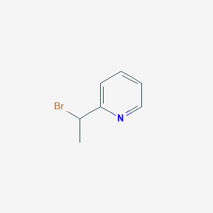 molecular formula C7H8BrN B1611390 2-(1-Bromoethyl)pyridine CAS No. 75504-01-7