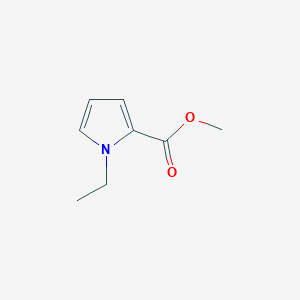 molecular formula C8H11NO2 B1611394 Methyl 1-ethylpyrrole-2-carboxylate CAS No. 73058-14-7