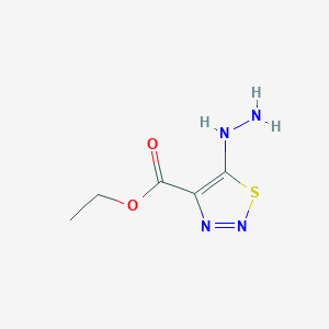 Ethyl 5-hydrazinylthiadiazole-4-carboxylate