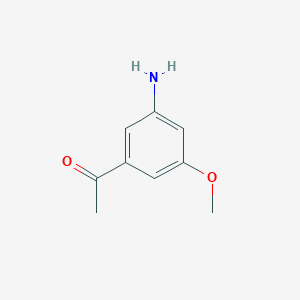molecular formula C9H11NO2 B1611401 1-(3-Amino-5-methoxyphenyl)ethanone CAS No. 85276-72-8