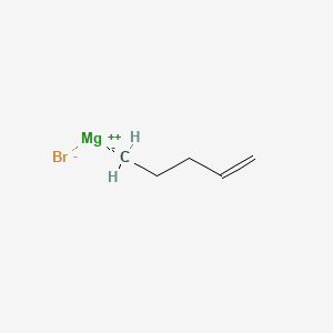 molecular formula C5H9BrMg B1611405 Magnesium;pent-1-ene;bromide CAS No. 34164-50-6