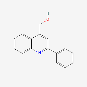 molecular formula C16H13NO B1611406 (2-Phenylquinolin-4-yl)methanol CAS No. 29268-33-5