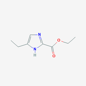 molecular formula C8H12N2O2 B1611416 Ethyl 5-ethyl-1H-imidazole-2-carboxylate CAS No. 1171124-65-4