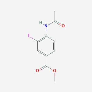 molecular formula C10H10INO3 B1611425 Methyl 4-acetamido-3-iodobenzoate CAS No. 190071-23-9