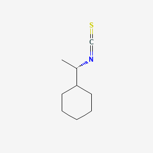 molecular formula C9H15NS B1611433 (S)-(+)-1-Cyclohexylethyl isothiocyanate CAS No. 737000-92-9