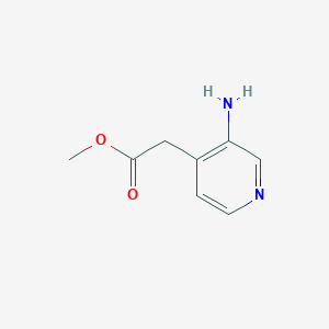 molecular formula C8H10N2O2 B1611439 Methyl 2-(3-aminopyridin-4-yl)acetate CAS No. 878483-88-6