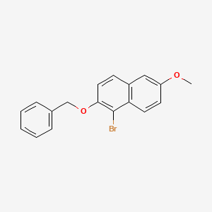 2-(Benzyloxy)-1-bromo-6-methoxynaphthalene