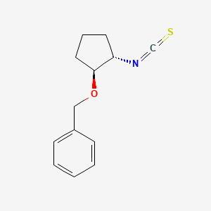 molecular formula C13H15NOS B1611446 (1S,2S)-(+)-2-Benzyloxycyclopentyl isothiocyanate CAS No. 737000-91-8