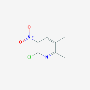 molecular formula C7H7ClN2O2 B1611447 2-Chloro-5,6-dimethyl-3-nitropyridine CAS No. 65213-96-9