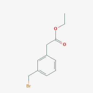 molecular formula C11H13BrO2 B1611466 Ethyl 2-(3-(bromomethyl)phenyl)acetate CAS No. 140215-42-5