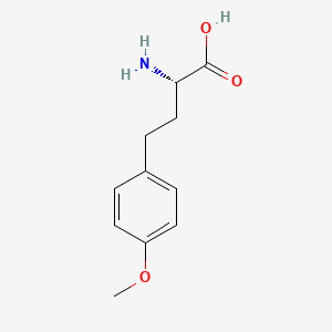 molecular formula C11H15NO3 B1611469 (2S)-2-氨基-4-(4-甲氧基苯基)丁酸 CAS No. 82310-97-2
