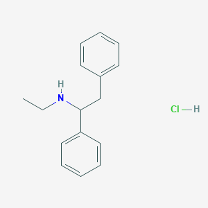 molecular formula C16H20ClN B161147 Ephenidine hydrochloride CAS No. 6272-97-5