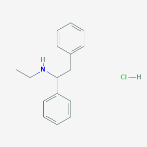 N-Ethyl-alpha-phenylphenethylamine hydrochloride