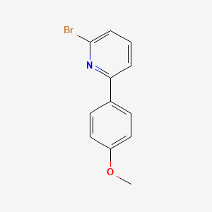 molecular formula C12H10BrNO B1611473 2-溴-6-(4-甲氧基苯基)吡啶 CAS No. 193344-39-7