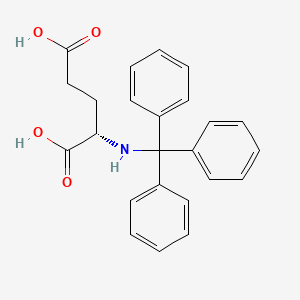 molecular formula C24H23NO4 B1611475 N-Trityl-L-glutamic acid CAS No. 80514-73-4