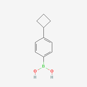 molecular formula C10H13BO2 B1611476 (4-环丁基苯基)硼酸 CAS No. 845797-74-2