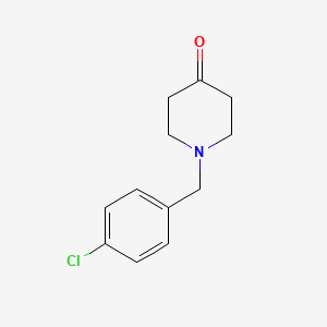 molecular formula C12H14ClNO B1611485 1-(4-Chlorobenzyl)piperidin-4-one CAS No. 21937-61-1