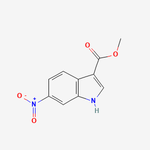 molecular formula C10H8N2O4 B1611490 Methyl 6-nitro-1H-indole-3-carboxylate CAS No. 109175-09-9
