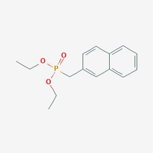 molecular formula C15H19O3P B1611491 Phosphonic acid, (2-naphthalenylmethyl)-, diethyl ester CAS No. 57277-25-5