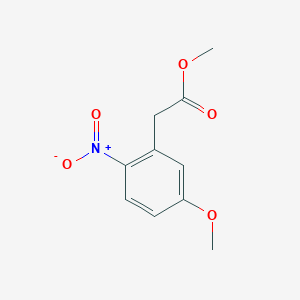 B1611493 Methyl 2-(5-methoxy-2-nitrophenyl)acetate CAS No. 21857-41-0