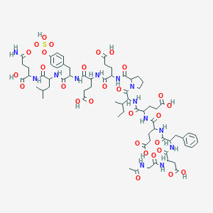 molecular formula C68H95N13O29S B161150 Acetyl-hirudin(54-65)(sulfated) CAS No. 125441-00-1