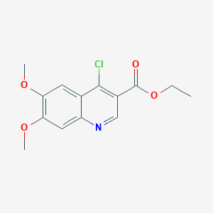 B1611500 Ethyl 4-chloro-6,7-dimethoxyquinoline-3-carboxylate CAS No. 26893-14-1
