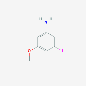 molecular formula C7H8INO B1611504 3-Iodo-5-methoxybenzenamine CAS No. 62605-98-5