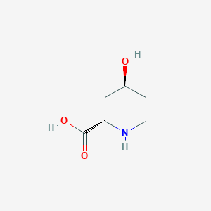 molecular formula C6H11NO3 B1611509 (2S,4S)-4-Hydroxypiperidine-2-carboxylic acid CAS No. 4382-31-4