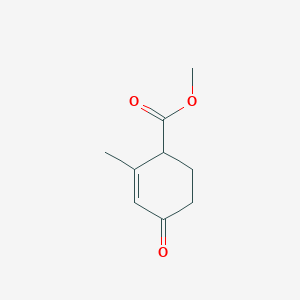 molecular formula C9H12O3 B1611511 Methyl 2-methyl-4-oxocyclohex-2-enecarboxylate CAS No. 35490-07-4