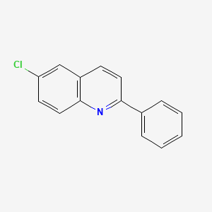 molecular formula C15H10ClN B1611512 2-Phenyl-6-chloroquinoline CAS No. 60301-56-6