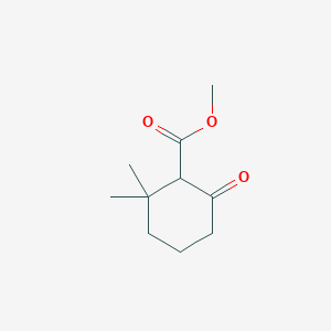 molecular formula C10H16O3 B1611514 Methyl 2,2-dimethyl-6-oxocyclohexane-1-carboxylate CAS No. 71135-95-0