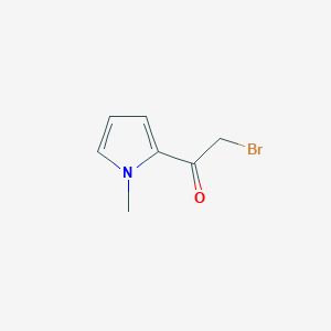 molecular formula C7H8BrNO B1611533 2-Bromo-1-(1-methyl-1H-pyrrol-2-yl)ethanone CAS No. 65438-97-3