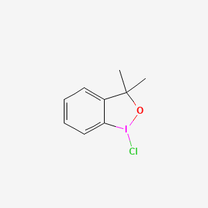molecular formula C9H10ClIO B1611537 1-氯-1,3-二氢-3,3-二甲基-1,2-苯碘醚 CAS No. 69352-04-1