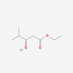 molecular formula C8H16O3 B1611542 Ethyl (3S)-3-hydroxy-4-methylpentanoate CAS No. 95614-85-0