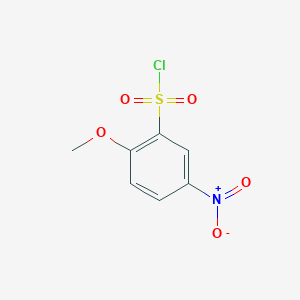 molecular formula C7H6ClNO5S B1611547 2-Methoxy-5-nitrobenzenesulfonyl chloride CAS No. 81118-92-5