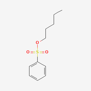 molecular formula C11H16O3S B1611549 Pentyl benzenesulfonate CAS No. 80-45-5