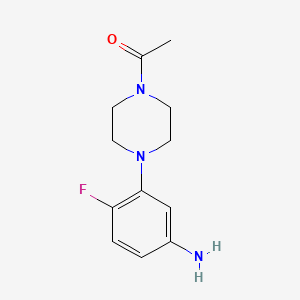 3-(4-Acetyl-piperazin-1-YL)-4-fluoroaniline