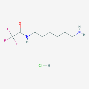 molecular formula C8H16ClF3N2O B1611567 6-(Trifluoroacetamido)-1-hexylamine hydrochloride CAS No. 82962-28-5