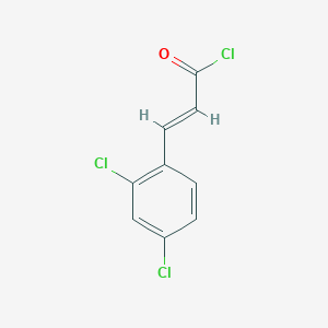 molecular formula C9H5Cl3O B1611571 (2E)-3-(2,4-Dichlorophenyl)acryloyl chloride CAS No. 39175-64-9