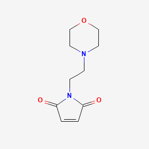 molecular formula C10H14N2O3 B1611578 1-[2-(Morpholin-4-yl)ethyl]-1H-pyrrole-2,5-dione CAS No. 87046-45-5