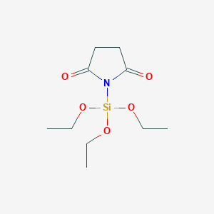 molecular formula C10H19NO5Si B1611585 2,5-Pyrrolidinedione, 1-(triethoxysilyl)- CAS No. 88489-37-6
