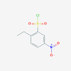 molecular formula C8H8ClNO4S B1611586 2-Ethyl-5-nitrobenzene-1-sulfonyl chloride CAS No. 89189-34-4